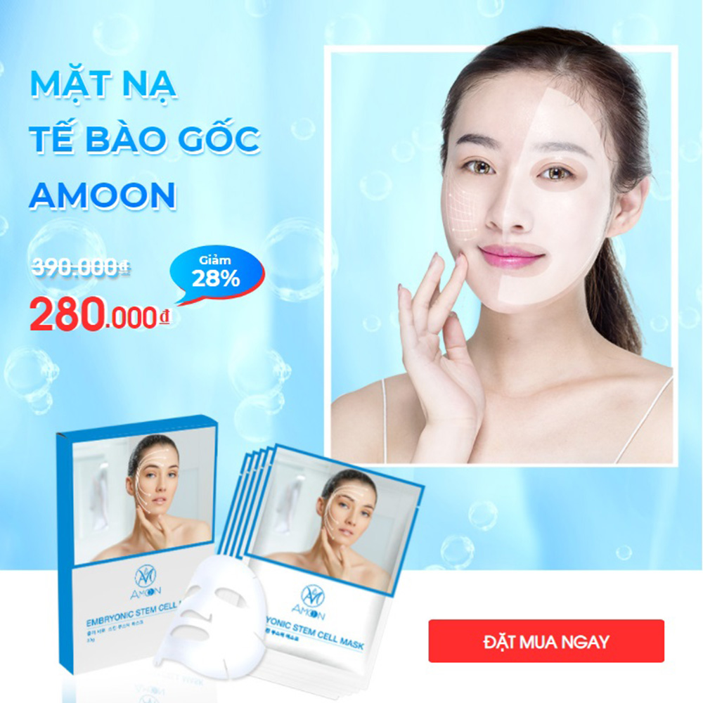 Mặt Nạ Tế Bào Gốc Tươi (New) – Embryonic Stem Cell Mask Amoon